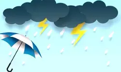 बारिश की बौछार