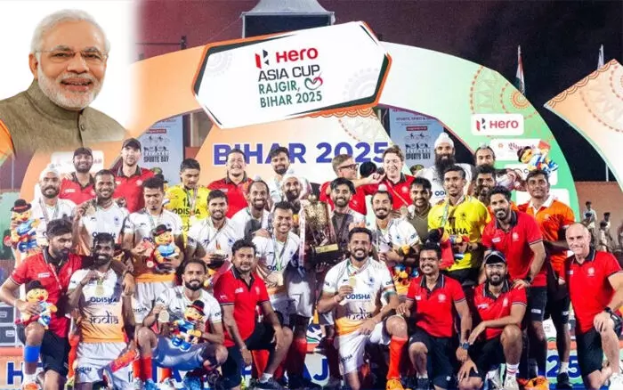 प्रधानमंत्री मोदी ने भारतीय हॉकी टीम को एशिया कप जीत की दी बधाई