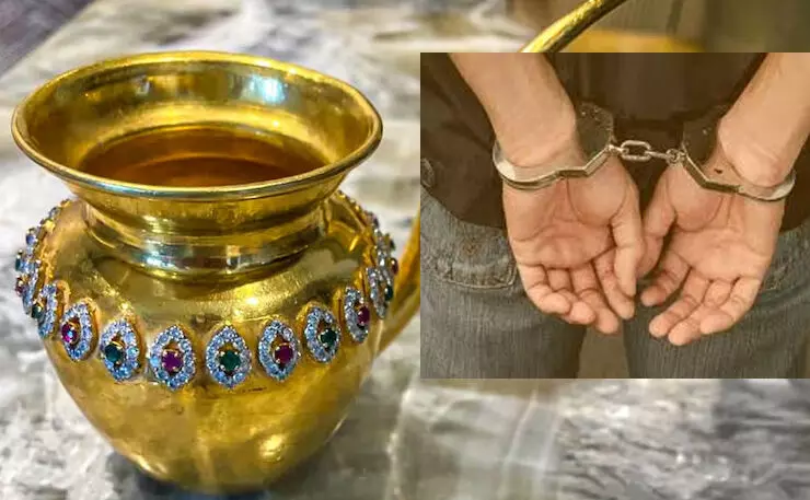 क्राइम ब्रांच ने लाल किले से कलश चोरी के मामले में आरोपी को दबोचा