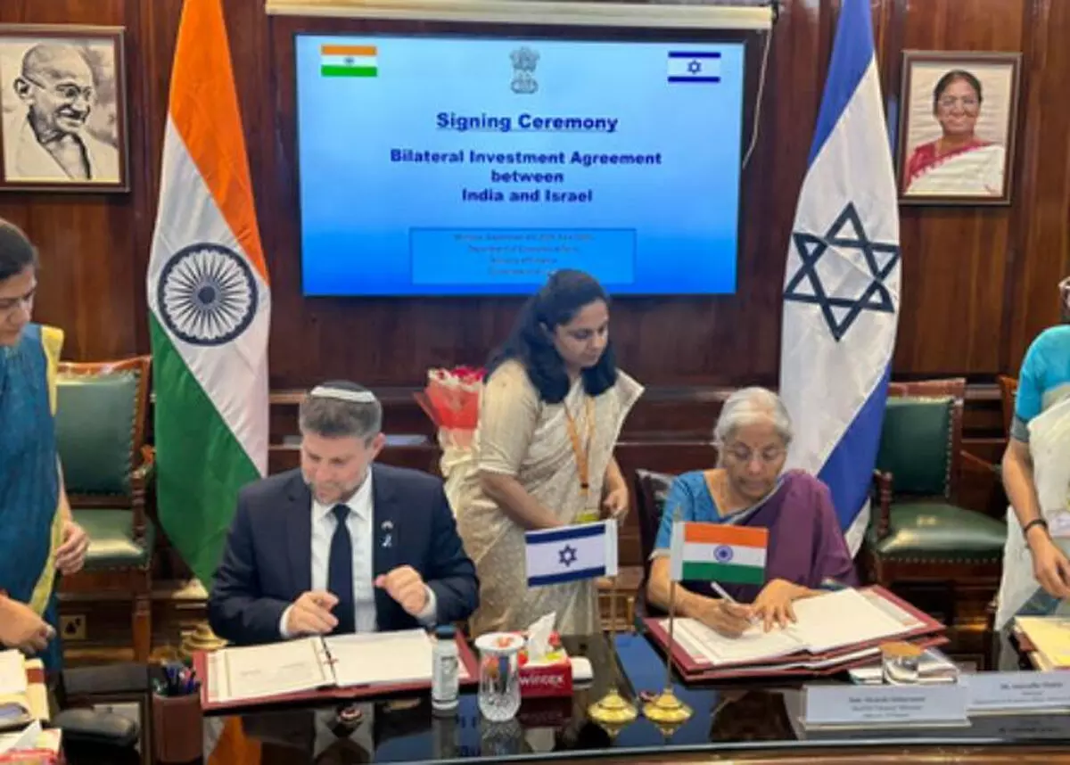 भारत-इजरायल के बीच द्विपक्षीय निवेश समझौता हुआ, दोनों देशों के बीच व्यापार को मिलेगा बढ़ावा भारत-इजरायल के बीच द्विपक्षीय निवेश समझौता हुआ, दोनों देशों के बीच व्यापार को मिलेगा बढ़ावा