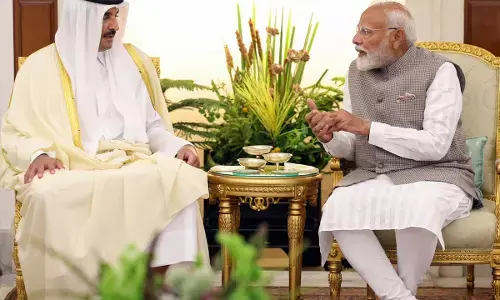 पीएम मोदी ने दोहा हमलों पर जताई चिंता, कतर के अमीर शेख तमीम बिन हमद से की बात पीएम मोदी ने दोहा हमलों पर जताई चिंता, कतर के अमीर शेख तमीम बिन हमद से की बात