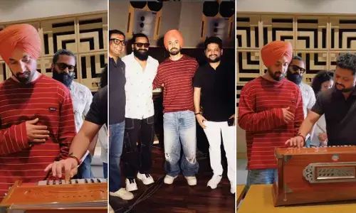 दिलजीत दोसांझ और ऋषभ शेट्टी ने मिलाया हाथ, कांतारा: चैप्टर 1 के लिए रिकॉर्ड किया खास गाना