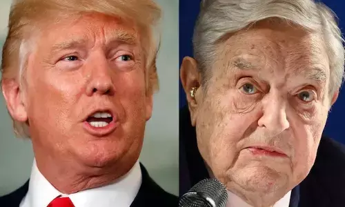 ट्रंप ने सोरोस के खिलाफ कार्रवाई के दिए संकेत, दंगों की फंडिंग का लगाया आरोप ट्रंप ने सोरोस के खिलाफ कार्रवाई के दिए संकेत, दंगों की फंडिंग का लगाया आरोप