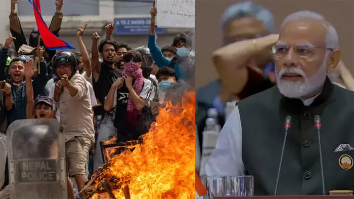 मोदी को जेन जी नेपाल में रंग रोगन करता दिख रहा है सरकार बदलता नहीं दिखा!