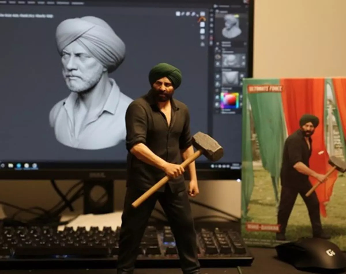 सनी देओल ने फॉलो किया वायरल एआई ट्रेंड, एक्शन सीन को बनाया डिजिटल आर्ट