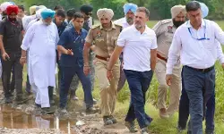 बाढ़ प्रभावित गांवों में जाने से राहुल गांधी को पुलिस ने रोका, हुआ विवाद