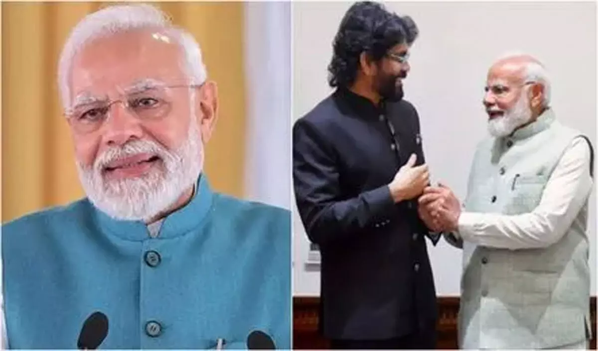 नागार्जुन ने पीएम मोदी को दी जन्मदिन की शुभकामनाएं, साझा की 2014 की यादें नागार्जुन ने पीएम मोदी को दी जन्मदिन की शुभकामनाएं, साझा की 2014 की यादें
