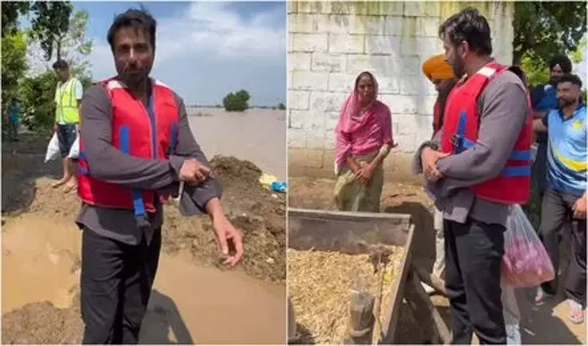 सोनू सूद ने पंजाब बाढ़ संकट पर कहा, मिट्टी छोड़ने वाले नहीं, साथ मिलकर जीतेंगे जंग