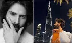 मेरे फोन में है एक खलीफा : कार्तिक आर्यन का बुर्ज खलीफा के साथ दिखा कूल अंदाज मेरे फोन में है एक खलीफा : कार्तिक आर्यन का बुर्ज खलीफा के साथ दिखा कूल अंदाज