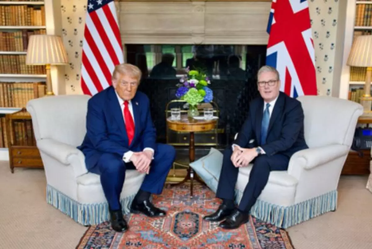 यूके यात्रा : अमेरिकी राष्ट्रपति ट्रंप ने पीएम मोदी के साथ अच्छे रिश्तों की बात कही