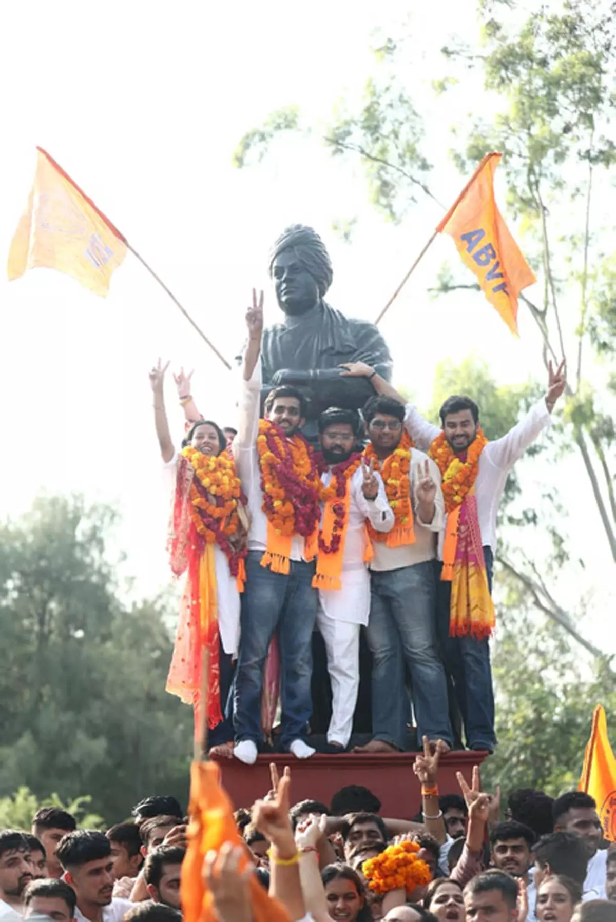 जेन-जी ने डूसू चुनावों में राष्ट्र निर्माण को दिया समर्थन : एबीवीपी