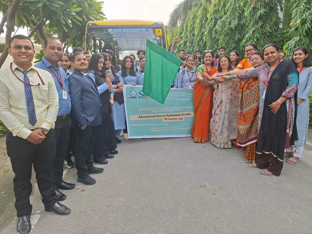 स्वामी विवेकानंद सुभारती विश्वविद्यालय में शैक्षिक यात्रा और कार्यशाला का सफल आयोजन