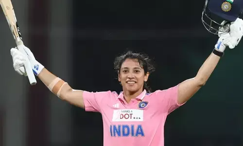 स्मृति मंधाना ने ठोका महिला वनडे क्रिकेट का दूसरा सबसे तेज शतक, बेथ मूनी और सोफी डिवाइन का रिकॉर्ड टूटा स्मृति मंधाना ने ठोका महिला वनडे क्रिकेट का दूसरा सबसे तेज शतक, बेथ मूनी और सोफी डिवाइन का रिकॉर्ड टूटा