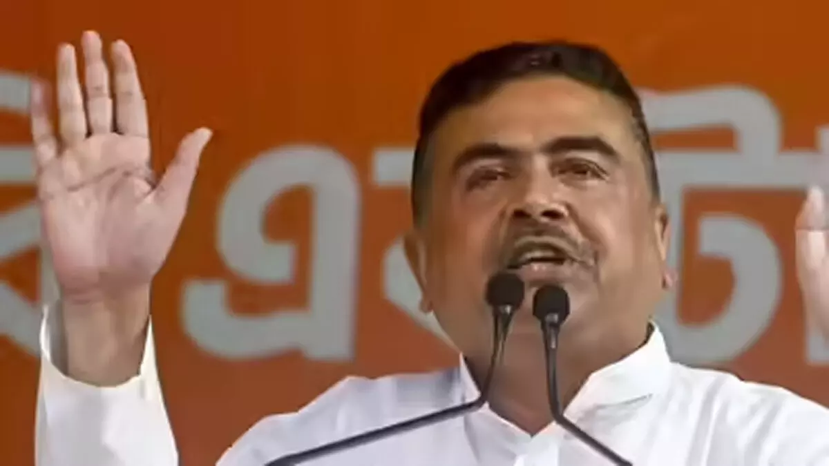 शुभेंदु अधिकारी का आरोप : बंगाल पुलिस ने आरएसएस रैली में बाधा डाली शुभेंदु अधिकारी का आरोप : बंगाल पुलिस ने आरएसएस रैली में बाधा डाली