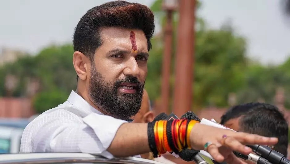 चिराग पासवान का एनडीए में सीट बंटवारे पर बड़ा बयान, कहा-सीटों के मामले में किसी भी दल से नहीं होगा कोई समझौता