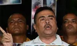 शुभेंदु अधिकारी ने मृतक संजय भौमिक के परिजनों से की मुलाकात, ममता सरकार पर बोला हमला