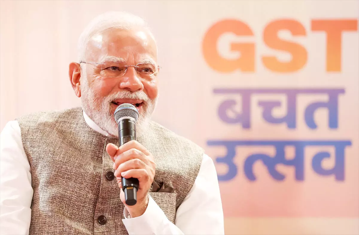 नवरात्रि पर पीएम मोदी ने दी शुभकामनाएं, ‘जीएसटी बचत उत्सव’ मनाने की अपील नवरात्रि पर पीएम मोदी ने दी शुभकामनाएं, ‘जीएसटी बचत उत्सव’ मनाने की अपील