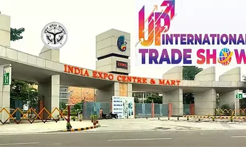यूपी इंटरनेशनल ट्रेड शो 2025 में ग्रेटर नोएडा स्टॉल बना युवाओं का आकर्षण केंद्र