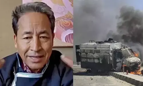 लद्दाख पुलिस का दावा, सोनम वांगचुक केंद्र के साथ बातचीत को पटरी से उतारना चाहते थे, लेह हिंसा में विदेशी साजिश का भी आरोप