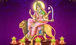 महाष्टमी पर मां दुर्गा की षोडशोपचार पूजा, कुंवारी पूजन का विशेष महत्व