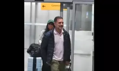 राहुल गांधी कोलंबिया के बोगोटा पहुंचे, नेताओं, छात्रों और व्यापारिक समुदाय के सदस्यों से करेंगे मुलाकात