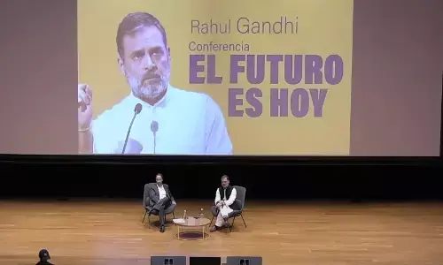 राहुल गांधी ने कोलंबिया के छात्रों से की मुलाकात, कही बड़ी बात