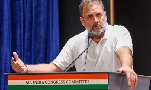 राहुल गांधी के बयान पर भड़की भाजपा, नेता प्रतिपक्ष को भारतीय लोकतंत्र और उन्नति के खिलाफ बताया