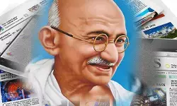 समाचार मीडिया और गांधी
