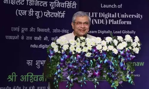 अश्विनी वैष्णव ने डिजिटल यूनिवर्सिटी प्लेटफॉर्म और पांच नेलिट केंद्रों का किया उद्घाटन