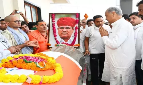 किसान केसरी रामेश्वर डूडी पंचतत्व में विलीन, राजस्थान में शोक की लहर