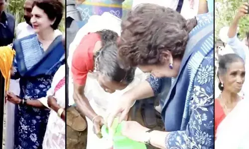 वायनाड में प्रियंका गांधी ने पेयजल परियोजना का किया उद्घाटन