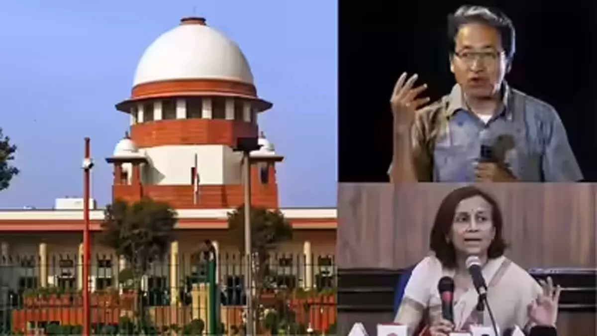 सोनम वांगचुक की गिरफ्तारी पर सुप्रीम कोर्ट में सुनवाई सोमवार को