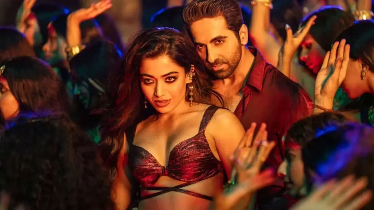 रश्मिका मंदाना ने बताया कैसे तीन दिनों में शूट हुआ थामा का नया गाना रश्मिका मंदाना ने बताया कैसे तीन दिनों में शूट हुआ थामा का नया गाना