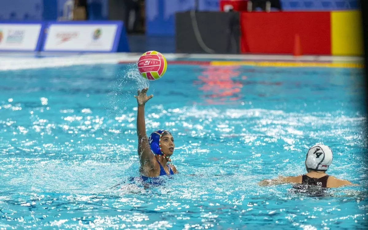 एशियाई एक्वेटिक्स चैंपियनशिप: सिंगापुर ने वाटर पोलो क्लासिफिकेशन मैचों में भारत को 27-7 से हराया