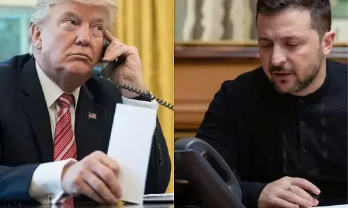 ट्रंप की दो दिनों में दूसरी बार जेलेंस्की से फोन पर हुई बात, यूक्रेन के साथ जंग खत्म करवाने की जताई उम्मीद