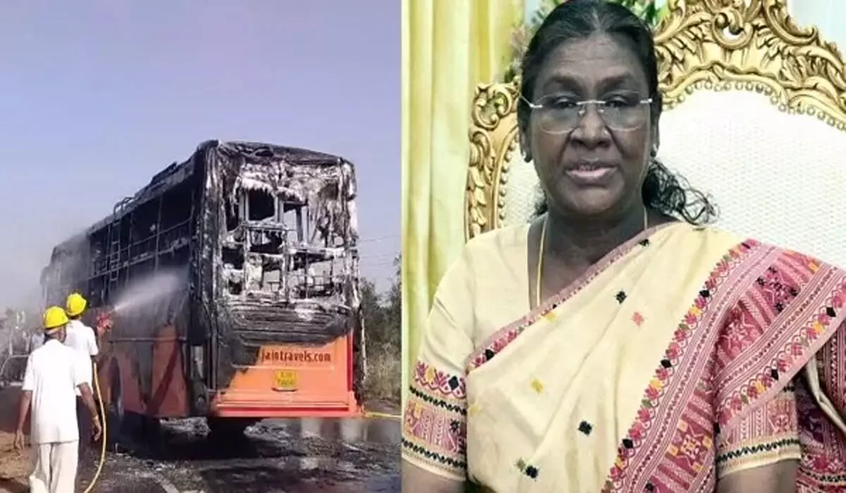 जैसलमेर बस हादसे पर राष्ट्रपति और प्रधानमंत्री ने जताया दुख, राहत राशि की घोषणा