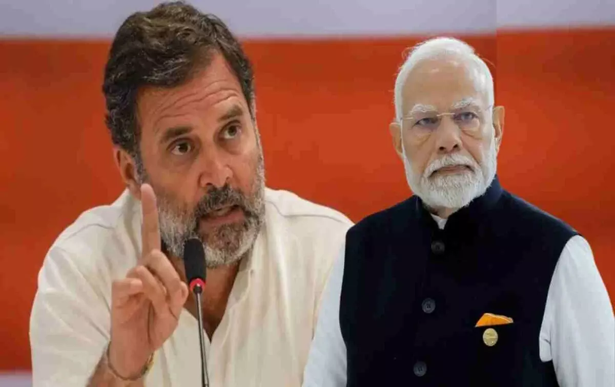 राहुल गांधी का पीएम मोदी पर तीखा हमला,  ट्रंप से डरे हुए हैं पीएम मोदी