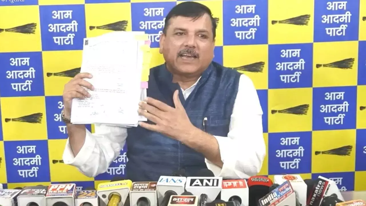 राम मंदिर प्राण प्रतिष्ठा में अयोध्या सुंदरीकरण के नाम पर सैकड़ों करोड़ का घोटाला : संजय सिंह