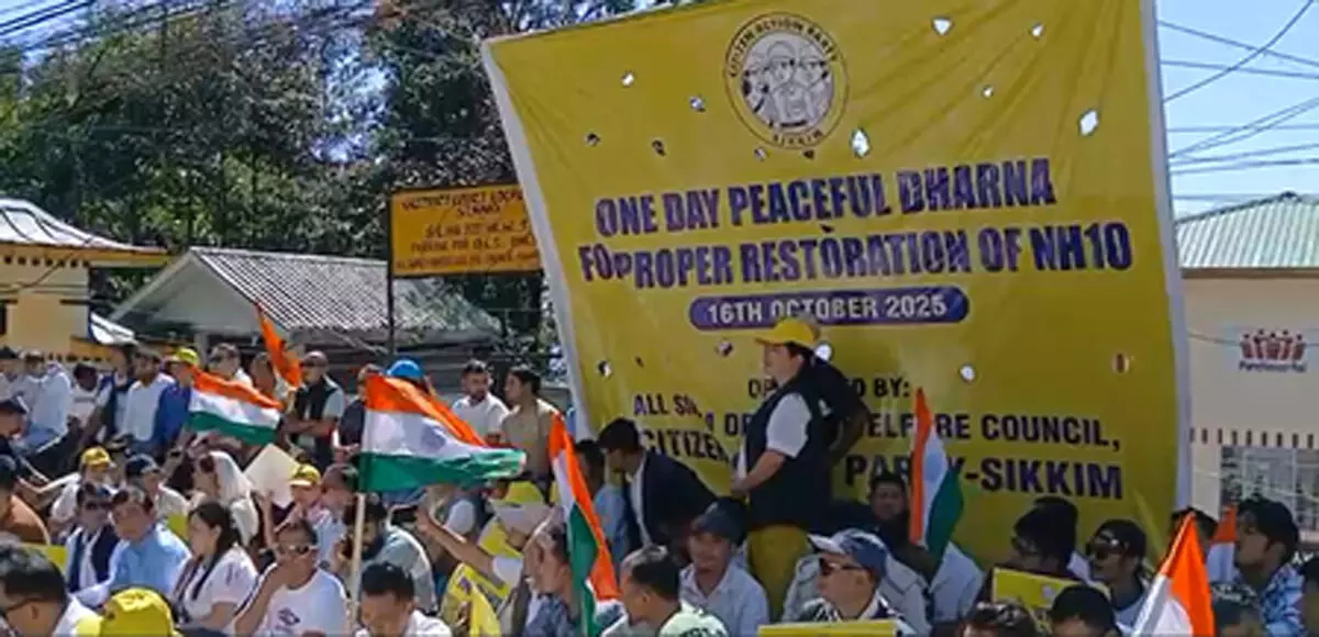सिक्किम में ड्राइवर्स काउंसिल ने एनएच-10 की मरम्मत में देरी पर जताई चिंता