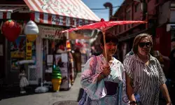 लगातार बढ़ रही गर्मी से जापान के लोगों में चिंता बढ़ी लगातार बढ़ रही गर्मी से जापान के लोगों में चिंता बढ़ी