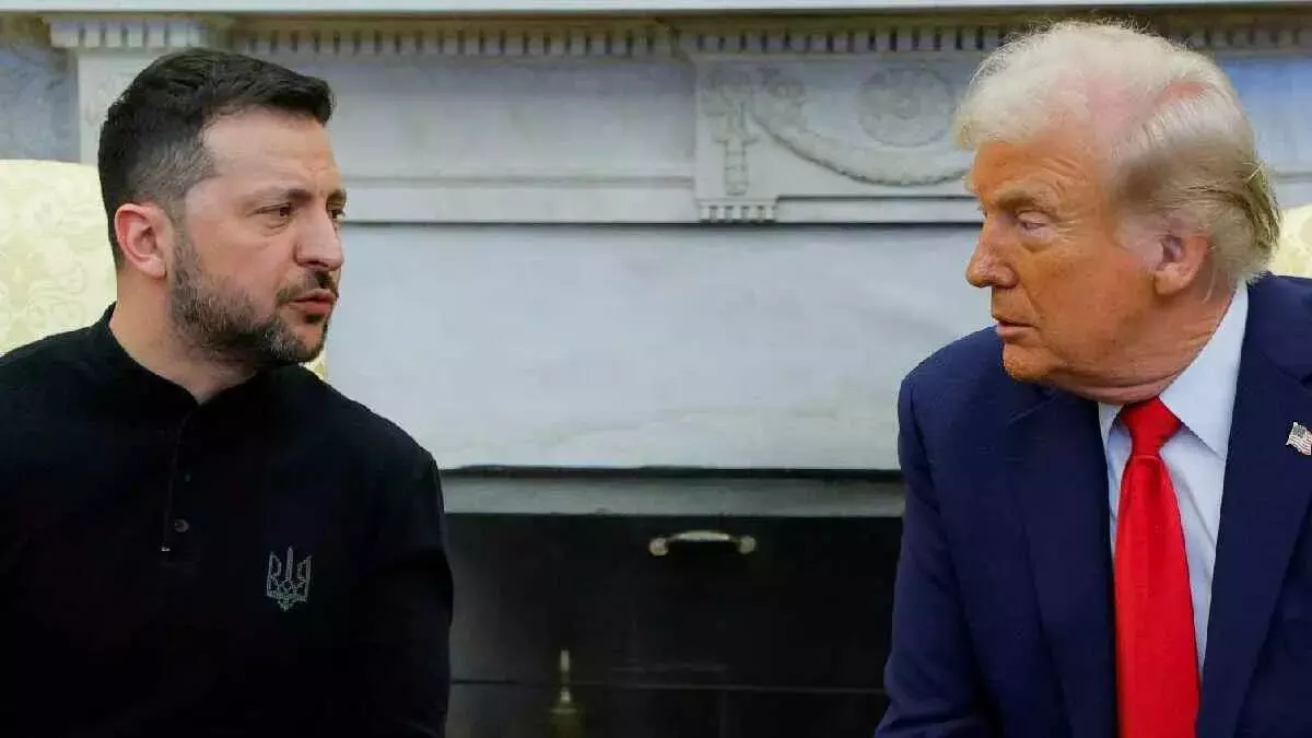 रूस-यूक्रेन युद्ध पर ट्रंप का शांति संदेश, जेलेंस्की से की मुलाकात