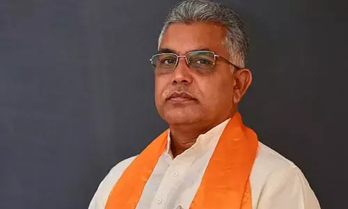 टीएमसी पर दिलीप घोष का हमला : बंगाल में डर और हिंसा से चुनाव जीतना चाहती है सरकार