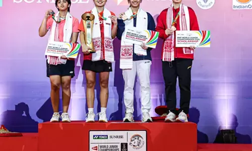 बीडब्ल्यूएफ विश्व जूनियर चैंपियनशिप: फाइनल में हारीं तन्वी शर्मा, रजत जीतने वाली पांचवीं भारतीय बनीं बीडब्ल्यूएफ विश्व जूनियर चैंपियनशिप: फाइनल में हारीं तन्वी शर्मा, रजत जीतने वाली पांचवीं भारतीय बनीं