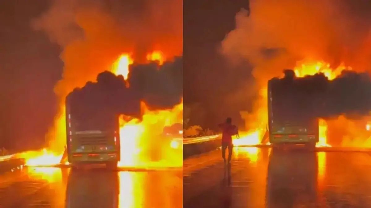 कुरनूल में चलती बस में लगी आग, कई यात्रियों की मौत पर सीएम नायडू ने जताया शोक