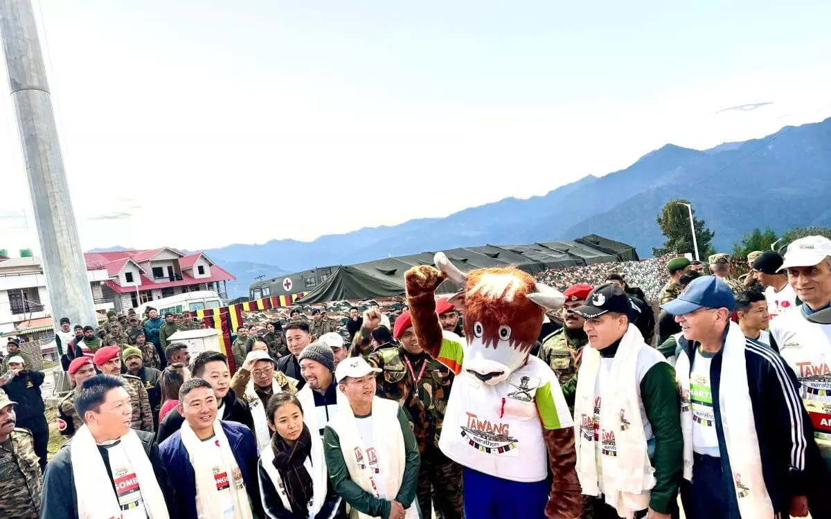तवांग मैराथन 3.0 : बादलों के ऊपर दौड़, 6,200 से अधिक धावकों ने लिया हिस्सा