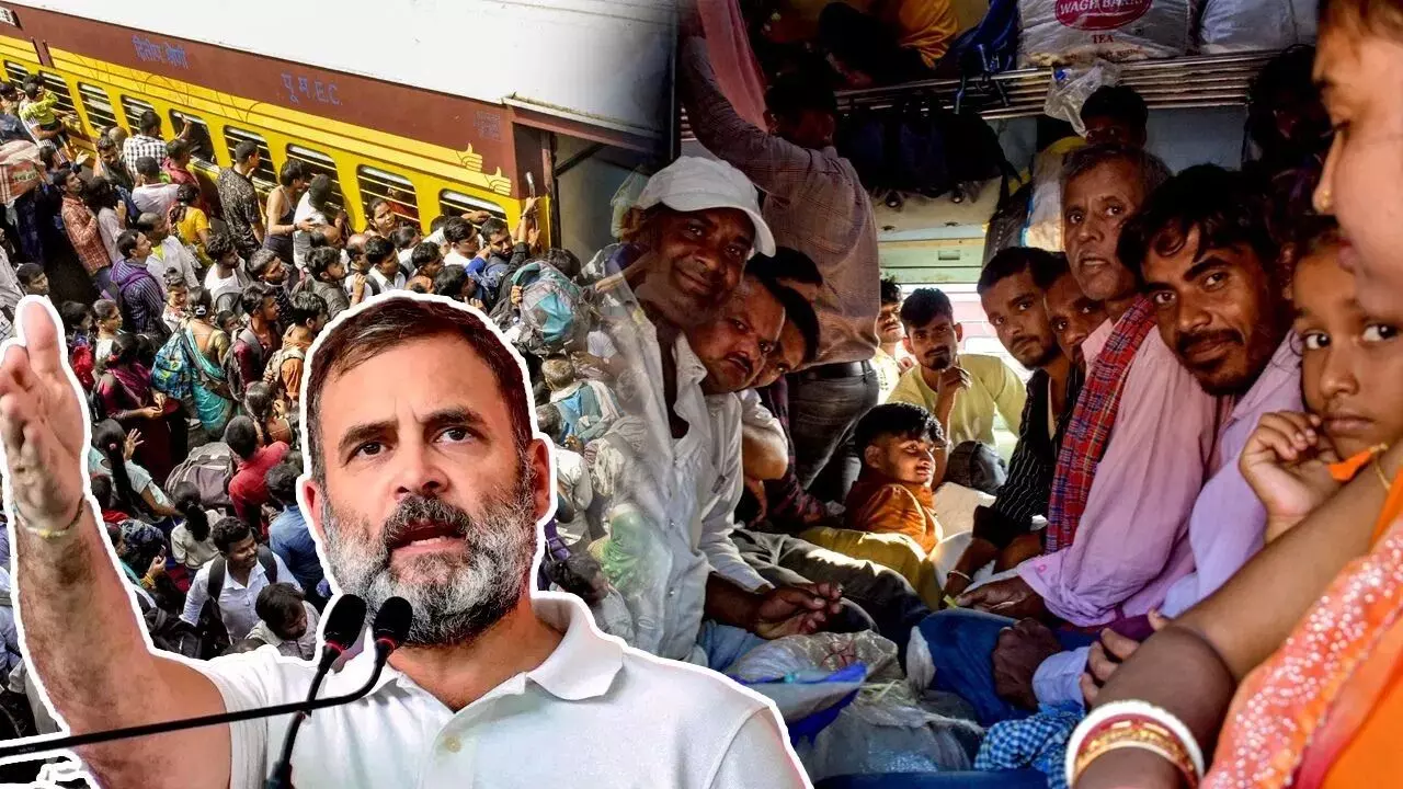 कहां हैं 12,000 स्पेशल ट्रेनें ? राहुल गांधी ने डबल इंजन सरकार से पूछे तीखे सवाल कहां हैं 12,000 स्पेशल ट्रेनें ? राहुल गांधी ने डबल इंजन सरकार से पूछे तीखे सवाल