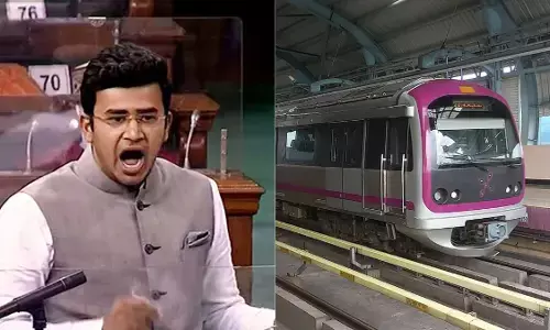 तेजस्वी सूर्या की मांग : बेंगलुरु मेट्रो किराया घटाया जाए, जनता पर बोझ नहीं