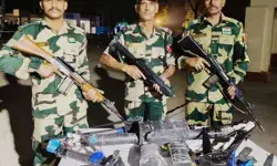 पंजाब : बीएसएफ ने तस्करी के प्रयासों को किया नाकाम, क्वाडकॉप्टर और हेरोइन बरामद