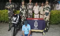 बीएसएफ, आरपीएफ ने तस्कर को किया गिरफ्तार, 30 लाख रुपए का सोना जब्त