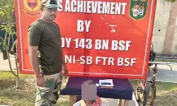 पश्चिम बंगाल में तस्कर गिरफ्तार, 88 लाख रुपए का सोना जब्त